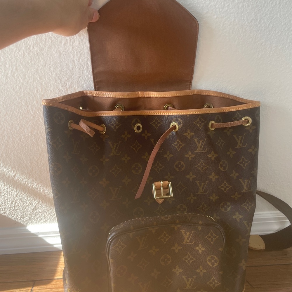 XL❤️Louis Vuitton Backpack VINTAGE MONOGRAM MONTSOURIS GM LV Backpack - Picture 8 of 17